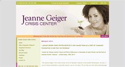 Desktop Screenshot of jeannegeigercrisiscenter.org